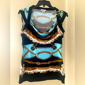 Cache nautical theme blouse. Size M.